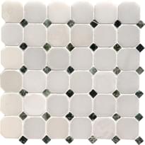 Плитка Original Style Mosaics White Octagon 4.8 30x30 см, поверхность матовая