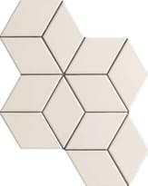 Плитка Original Style Mosaics White Rhombus 30x30 см, поверхность матовая