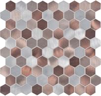 Плитка Original Style Mosaics Zenith Copper 27.5x28.5 см, поверхность полуматовая