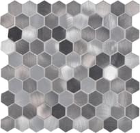 Плитка Original Style Mosaics Zenith Silver 27.5x28.5 см, поверхность глянец