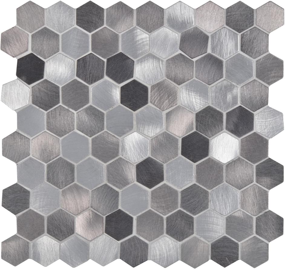 Original Style Mosaics Zenith Silver 27.5x28.5