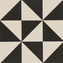 Плитка Original Style Odyssey Avignon Black On Dover White 15.1x15.1 см, поверхность матовая