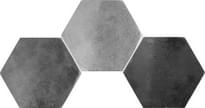 Плитка Original Style Tileworks Feature Walls Oken Hexagon Anthracite Br 26.7x23.2 см, поверхность глянец