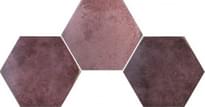 Плитка Original Style Tileworks Feature Walls Oken Hexagon Garnet Br 26.7x23.2 см, поверхность глянец