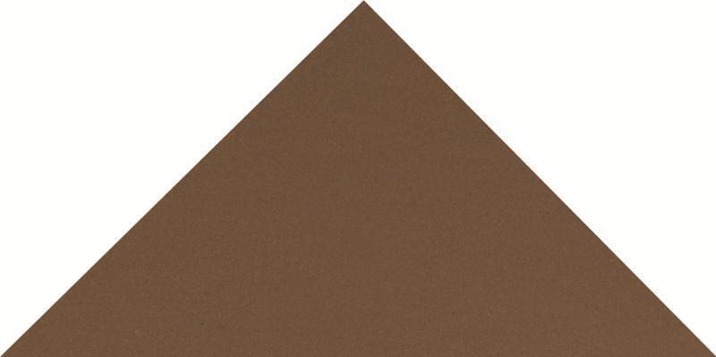 Original Style Victorian Floor Tiles Brown Triangle 3.7x7.3