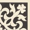 Плитка Original Style Victorian Floor Tiles Elgin Corner Black On White 7.5x7.5 см, поверхность матовая