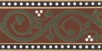 Плитка Original Style Victorian Floor Tiles Kitchener Border Green 7.5x15.1 см, поверхность матовая