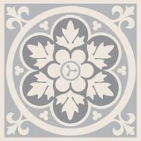 Плитка Original Style Victorian Floor Tiles Livingstone Grey On Dover White 10.6x10.6 см, поверхность матовая