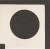 Плитка Original Style Victorian Floor Tiles Melbourne Corner Black Spot On Dover White 2.4x2.4 см, поверхность матовая