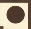 Плитка Original Style Victorian Floor Tiles Melbourne Corner Brown Spot On White 2.4x2.4 см, поверхность матовая