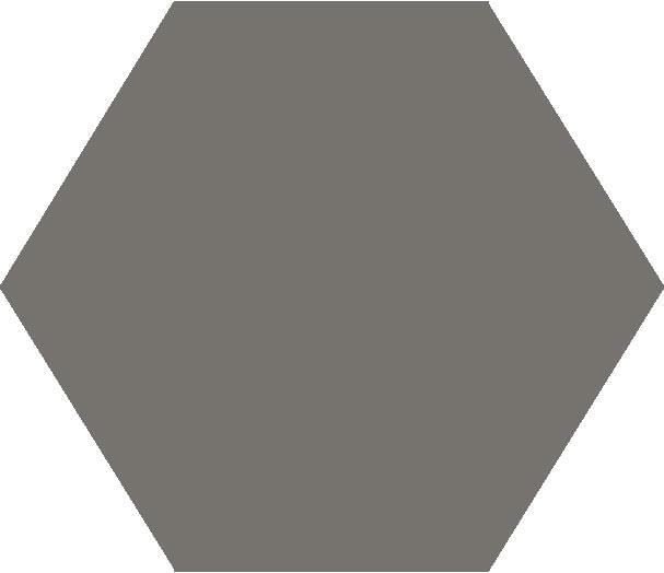 Original Style Victorian Floor Tiles Revival Grey Hexagon 18.5x18.5