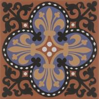 Плитка Original Style Victorian Floor Tiles Wellesley Black-Blue 15.1x15.1 см, поверхность матовая