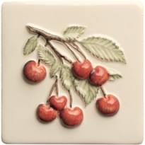 Плитка Original Style Winchester Summer Fruits Cherry 12.7x12.7 см, поверхность глянец, рельефная