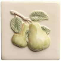 Плитка Original Style Winchester Summer Fruits Pear 12.7x12.7 см, поверхность глянец, рельефная