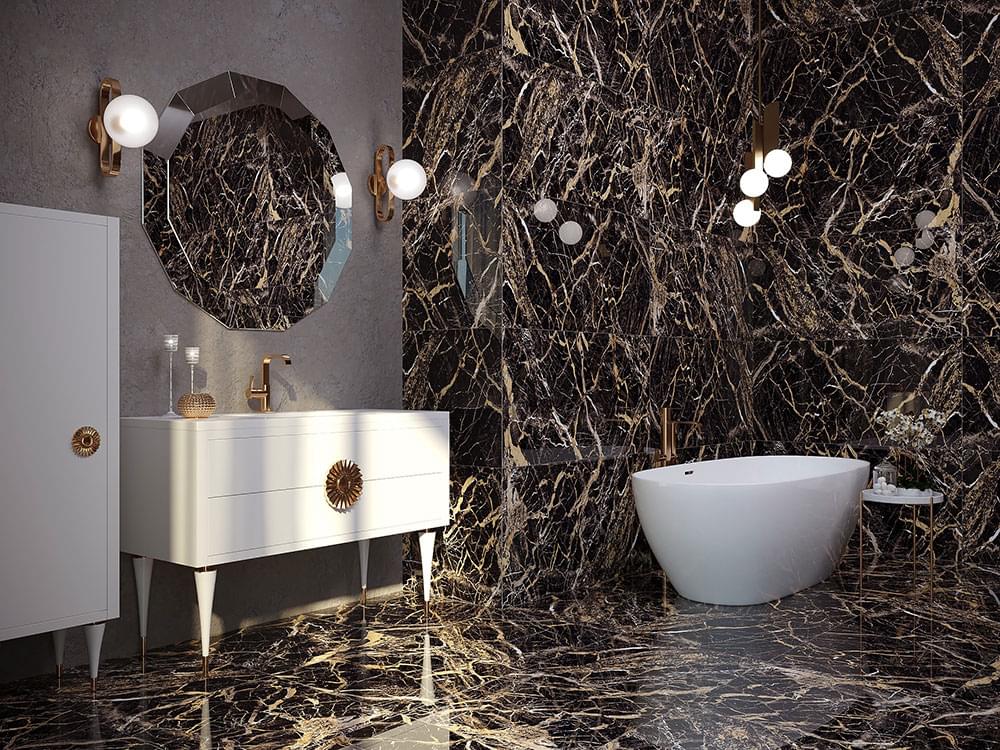 керамогранит фабрики Orinda коллекция Marquina Gold