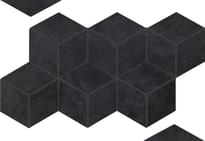 Плитка Ornamenta Basic Black 17x30 см, поверхность матовая