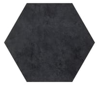 Плитка Ornamenta Basic Black D 40 Hexagon 40x40 см, поверхность матовая