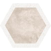 Плитка Ornamenta Cocciopesto Calce Sabbia D 60 Hexagon 60x60 см, поверхность матовая