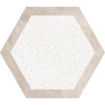 Плитка Ornamenta Cocciopesto Sabbia Calce D 60 Hexagon 60x60 см, поверхность матовая