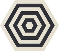 Плитка Ornamenta Core Basic Target White D 60 Hexagon 60x60 см, поверхность матовая