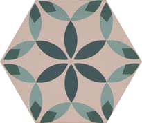 Плитка Ornamenta Decor Petal D 23 23x23 см, поверхность матовая