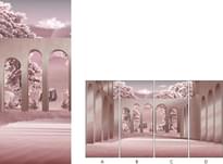 Плитка Ornamenta Operae Dreamlike Pink 120x278 см, поверхность матовая