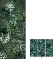 Плитка Ornamenta Operae Palm Botanical Black 120x278 см, поверхность матовая