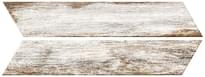Плитка Oset Bora Chevron White 8x40 см, поверхность полуматовая, рельефная