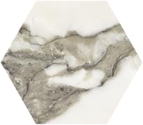 Плитка Oset Calacattas Pulpis Majestic Hex 20x24 см, поверхность матовая