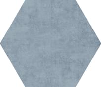 Плитка Pamesa Alpha Hex Azul 25.8x29 см, поверхность матовая