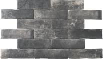 Плитка Pamesa Brickwall Grafito 7x28 см, поверхность матовая