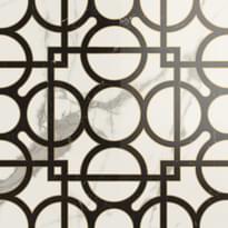 Плитка Panaria Eternity Contemporary Lux Statuario White-Marquina Black 60x60 см, поверхность полированная