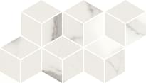 Плитка Panaria Eternity Mosaico Kubic Statuario White Lux Rect 17x29.2 см, поверхность полированная