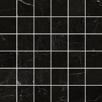 Плитка Panaria Eternity Mosaico Marquina Black Soft Rect 30x30 см, поверхность полуматовая