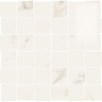 Плитка Panaria Trilogy Mosaico Calacatta White Lux 30x30 см, поверхность полированная