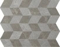 Плитка Panaria Trilogy Mosaico Freccia Sandy Grey Soft 30x35 см, поверхность полуматовая