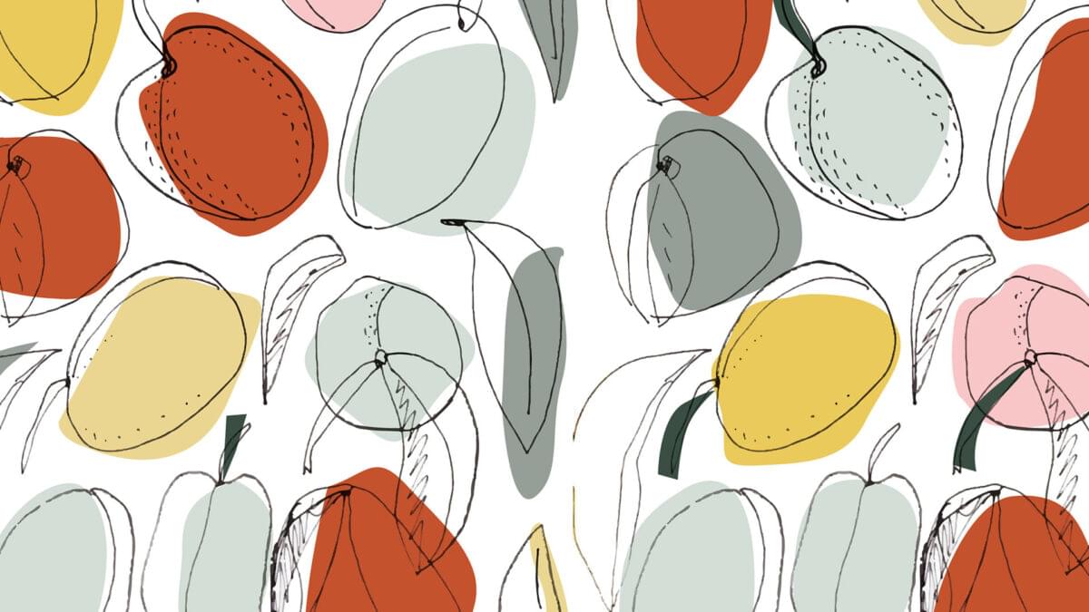 Papier Peint Tutti Frutti Plumms 0м x 106см поверхность матовая