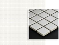 Плитка Paradyz Albir Bianco Mozaika 2.3x2.3 29.8x29.8 см, поверхность матовая