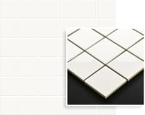 Плитка Paradyz Albir Bianco Mozaika 4.8x4.8 29.8x29.8 см, поверхность матовая