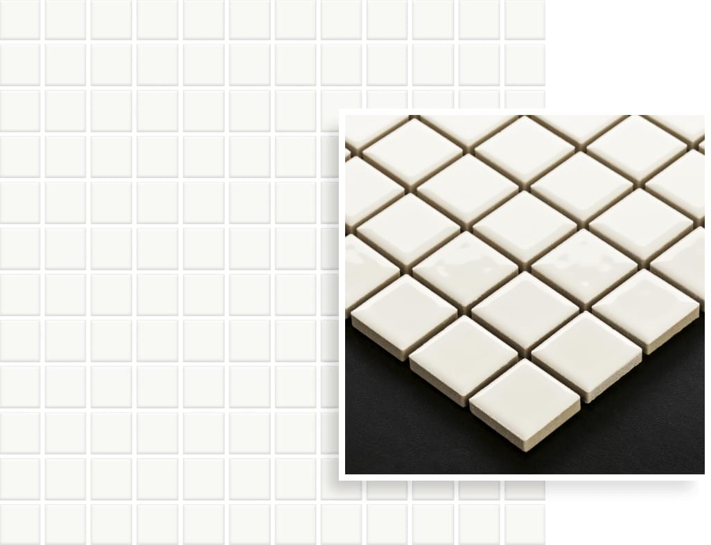 Paradyz Altea Bianco Mozaika 2.3x2.3 29.8x29.8