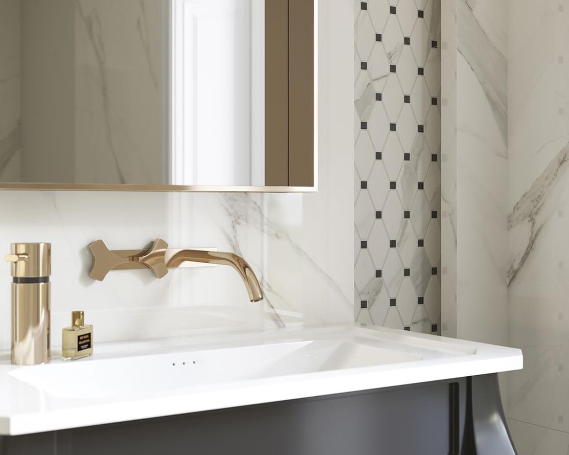 керамогранит фабрики Paradyz коллекция Calacatta