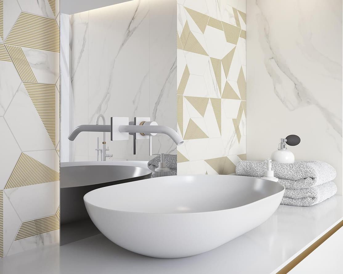 керамогранит фабрики Paradyz коллекция Calacatta