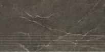 Плитка Paradyz Ibis Antracite Stopnica Prosta Mat 30x60 см, поверхность матовая, рельефная