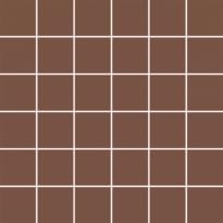 Плитка Paradyz Modernizm Brown Mozaika Cut K 4.8X4.8 29.8x29.8 см, поверхность матовая, рельефная