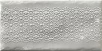Плитка Paradyz Moli Bianco Inserto A 9.8x19.8 см, поверхность матовая, рельефная