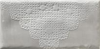 Плитка Paradyz Moli Bianco Inserto C 9.8x19.8 см, поверхность матовая, рельефная