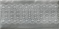 Плитка Paradyz Moli Nero Inserto A 9.8x19.8 см, поверхность матовая, рельефная