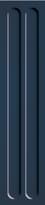 Плитка Paradyz Monpelli Navy Cegielka Struktura C Polysk 6.5x29.8 см, поверхность глянец