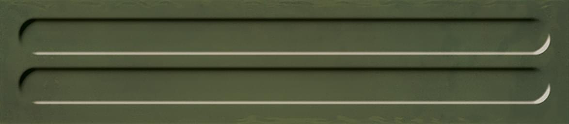 Плитка Paradyz Monpelli Olive Cegielka Struktura C Polysk 6.5x29.8 см, поверхность глянец