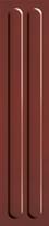 Плитка Paradyz Monpelli Wine Cegielka Struktura D Polysk 6.5x29.8 см, поверхность глянец